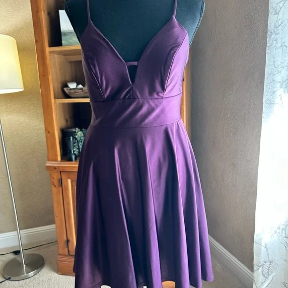 City Studio | Dresses | Macys Purple Spaghetti Strap Dress | Poshmark